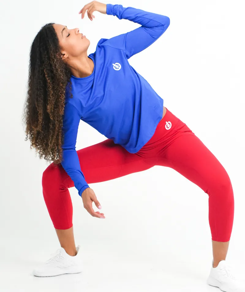 Performance Long Sleeve Baselayer Shirt | Blue