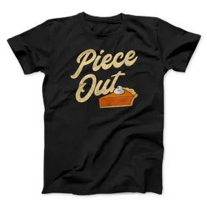 Piece Out Funny Thanksgiving Men/Unisex T-Shirt