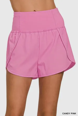 Pink Running Shorts