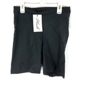 Plush, Women’s Black Compression Shorts, Size Medium