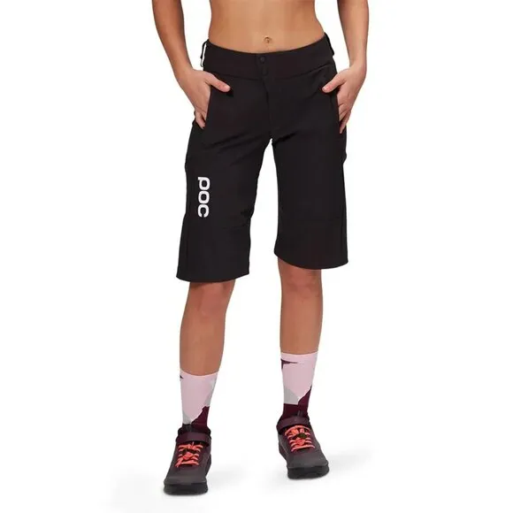 POC Essential MTB Shorts Mountain Biking Cycling Outdoor Black Women's size XS