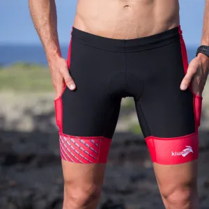 PRIMA 2 TRI SHORTS- BLACK/RED