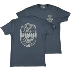 PURPOSE BUILT "OG C10" T-SHIRT INDIGO / GREY