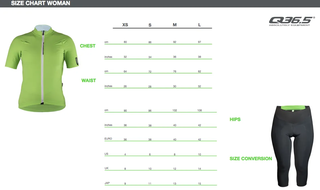 Q36.5 SALOPETTE DOTTORE L1 WOMENS BIB SHORT