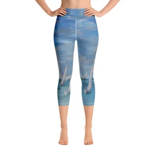 "Incoming - One Design" - Yoga Capri Leggings