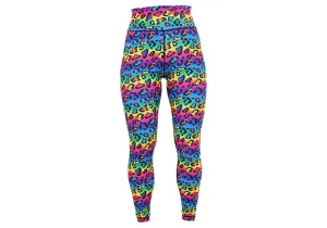Rainbow Leopard Leggings with pockets