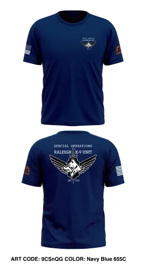 Raleigh K-9 Unit Store 1 Core Men's SS Performance Tee - 9CSnQG