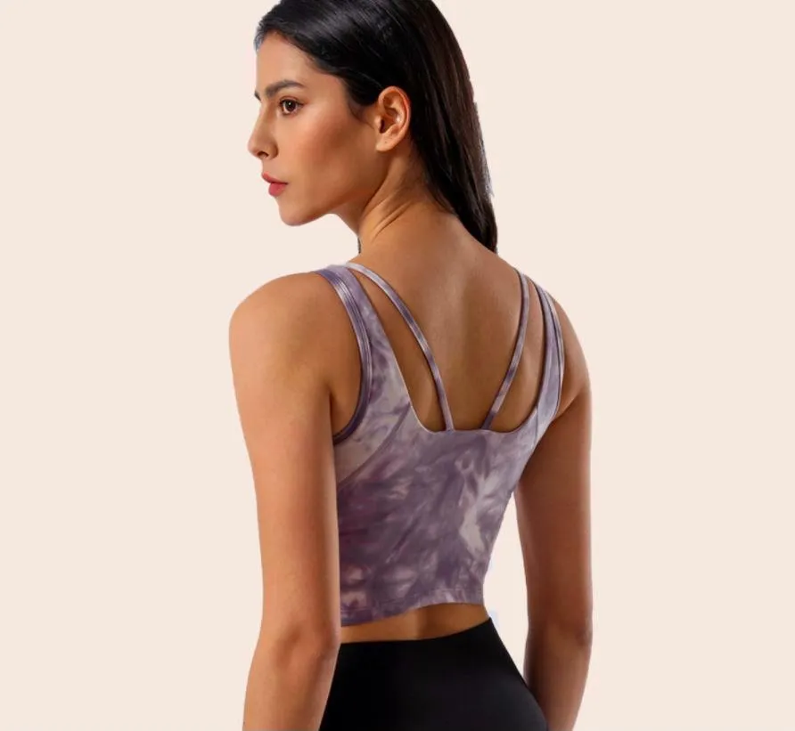 Raye Tie Dye Bra Top (XS) - Purple