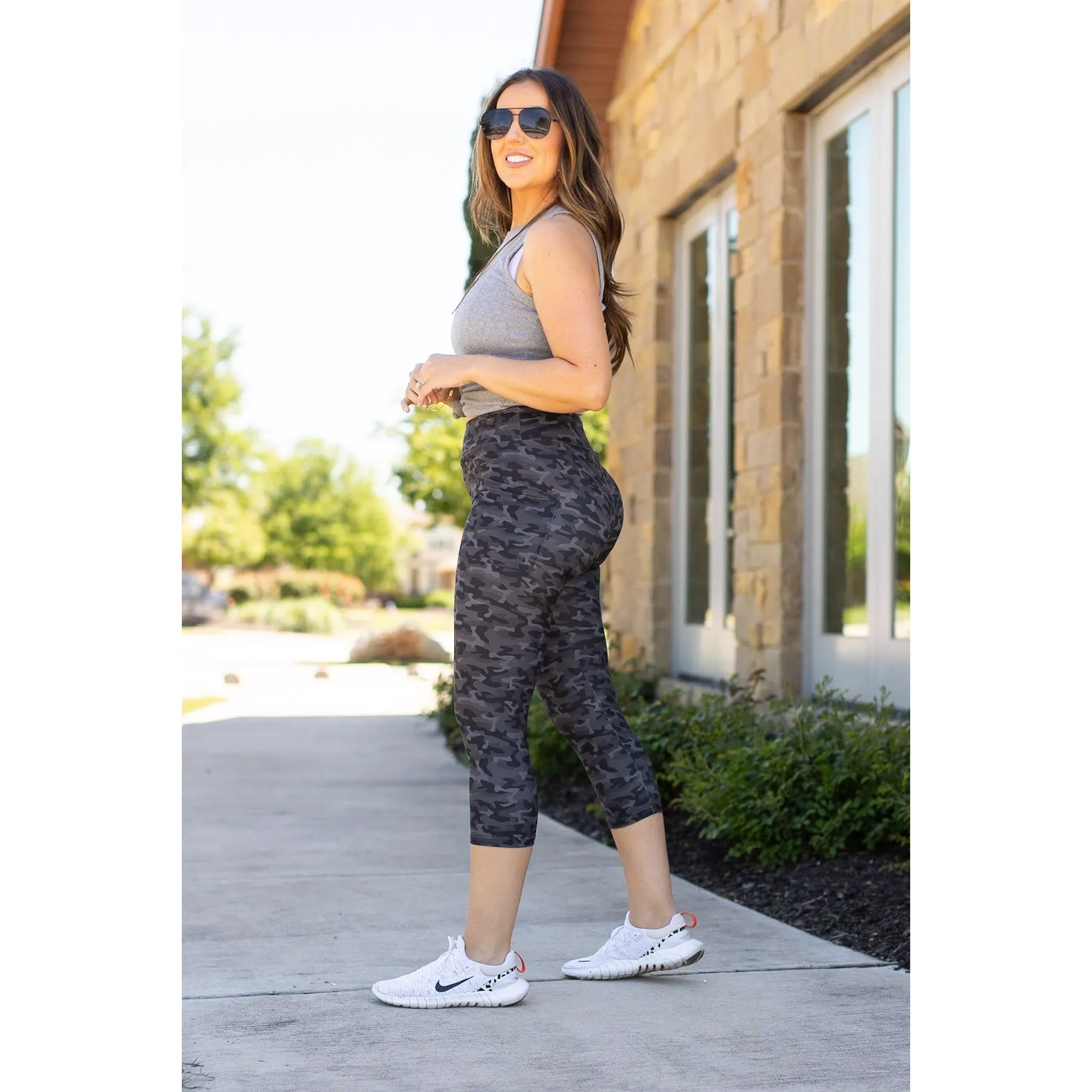 Ready to Ship | MAVERICK Camo CAPRI's  - Luxe Leggings by Julia Rose®