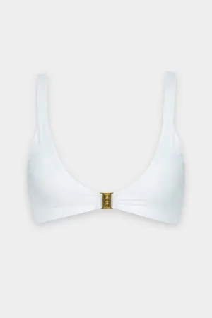 Retro Tidal Bra in Ultra White