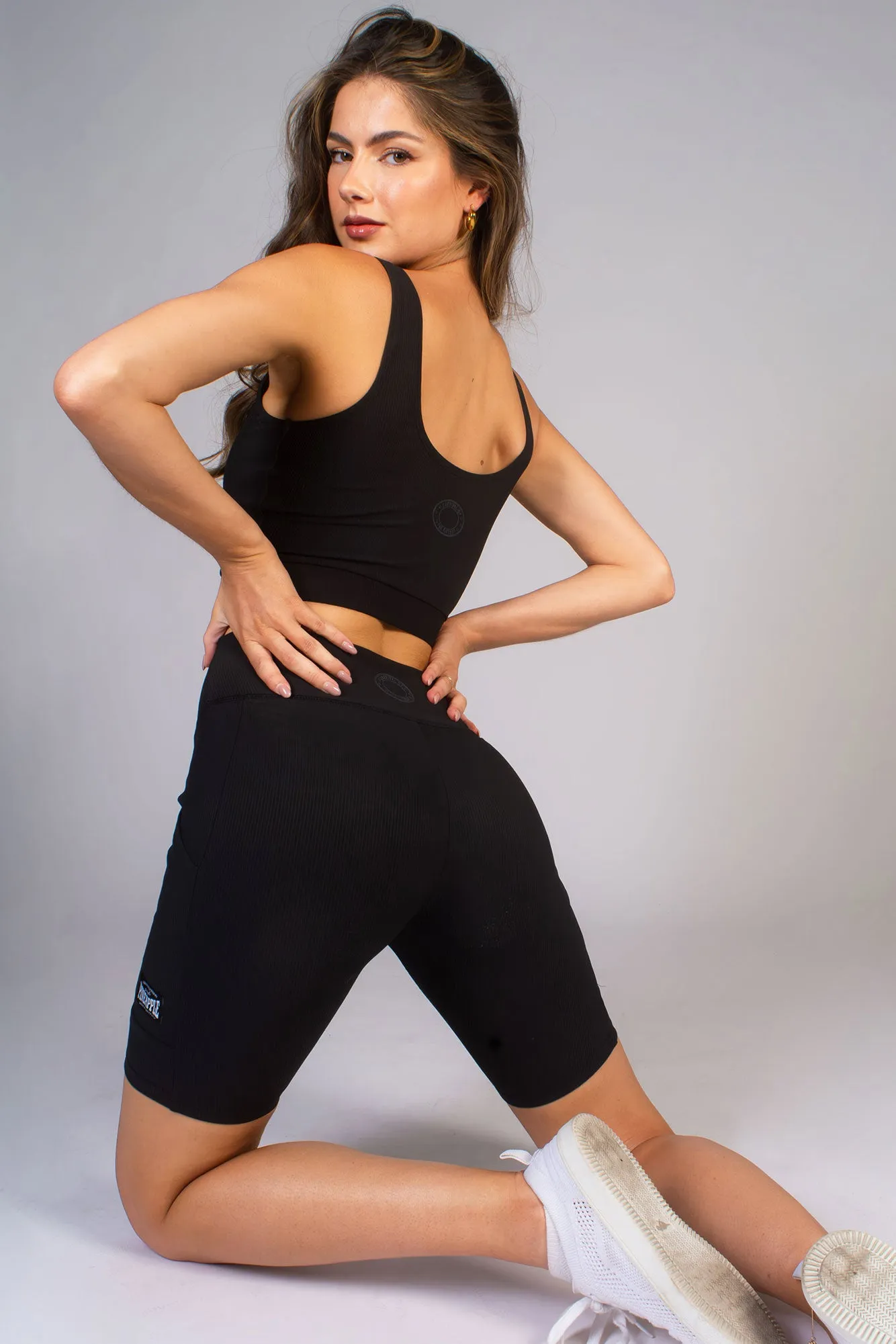 Rib Midi Tank Vest Top
