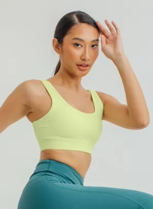RIBBED SCOOP BRA