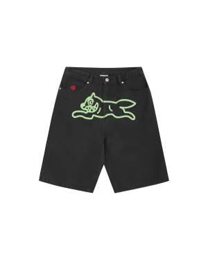 Running Dog Denim Shorts