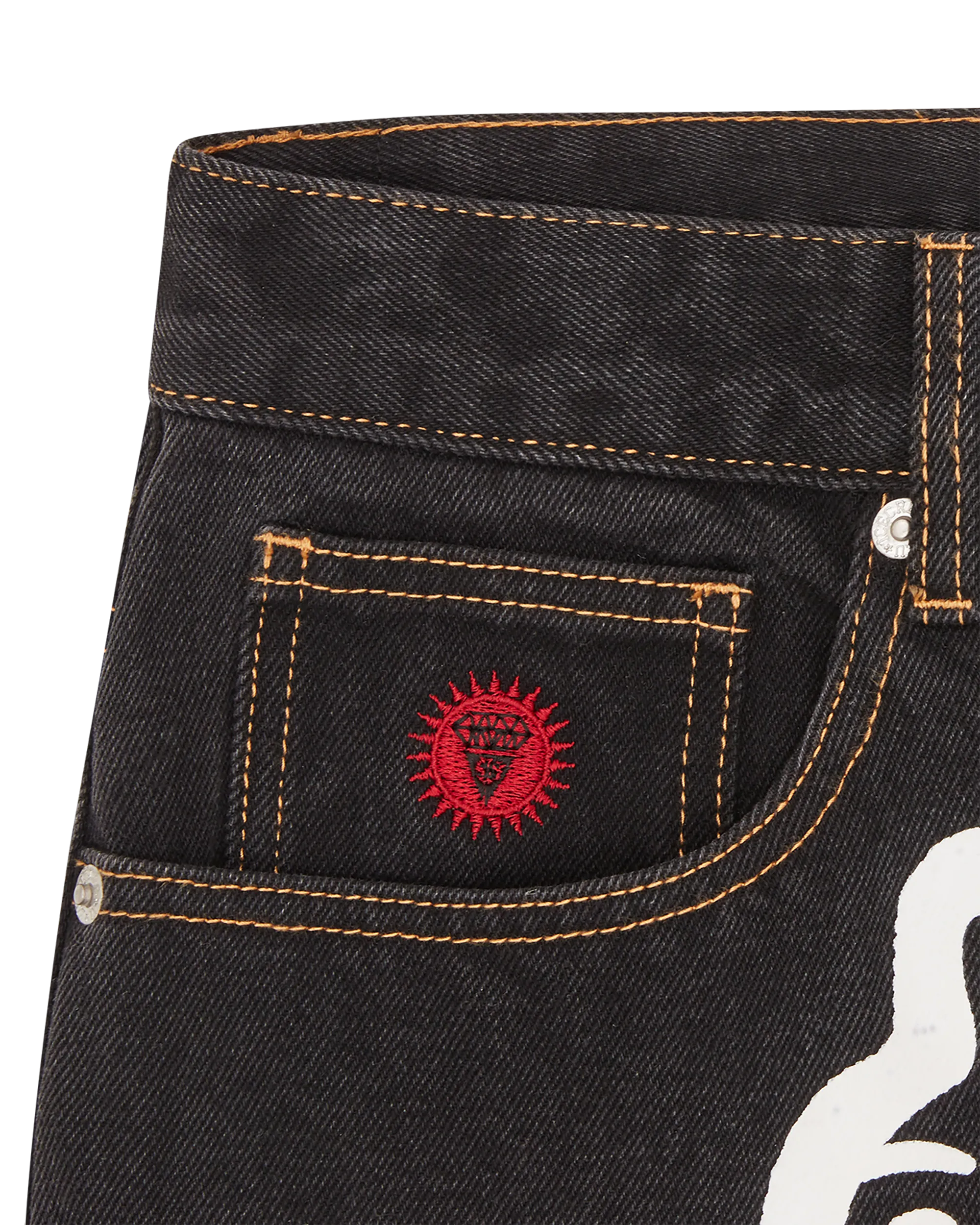 Running Puppy Denim Shorts