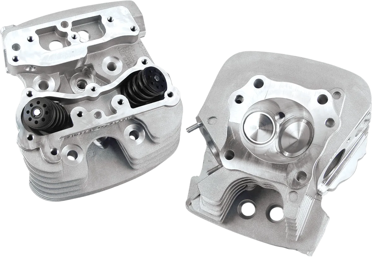 S&S Cycle 106-4277 Super Stock 79cc Cylinder Head Kit - .640in. Lift Springs - Silver Powder-Coat