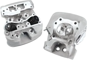 S&S Cycle 106-4277 Super Stock 79cc Cylinder Head Kit - .640in. Lift Springs - Silver Powder-Coat
