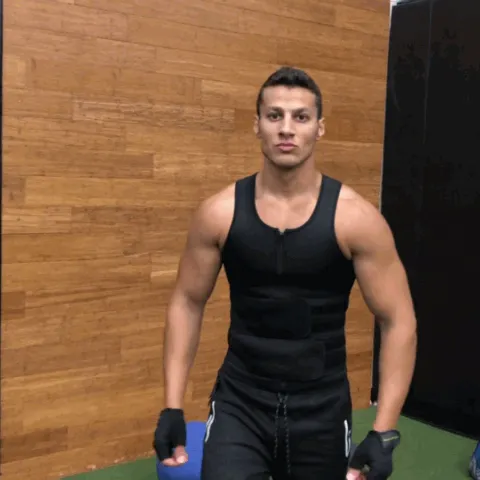 Sauna Suit for Men with Waist Trainer Workout Tank Tops