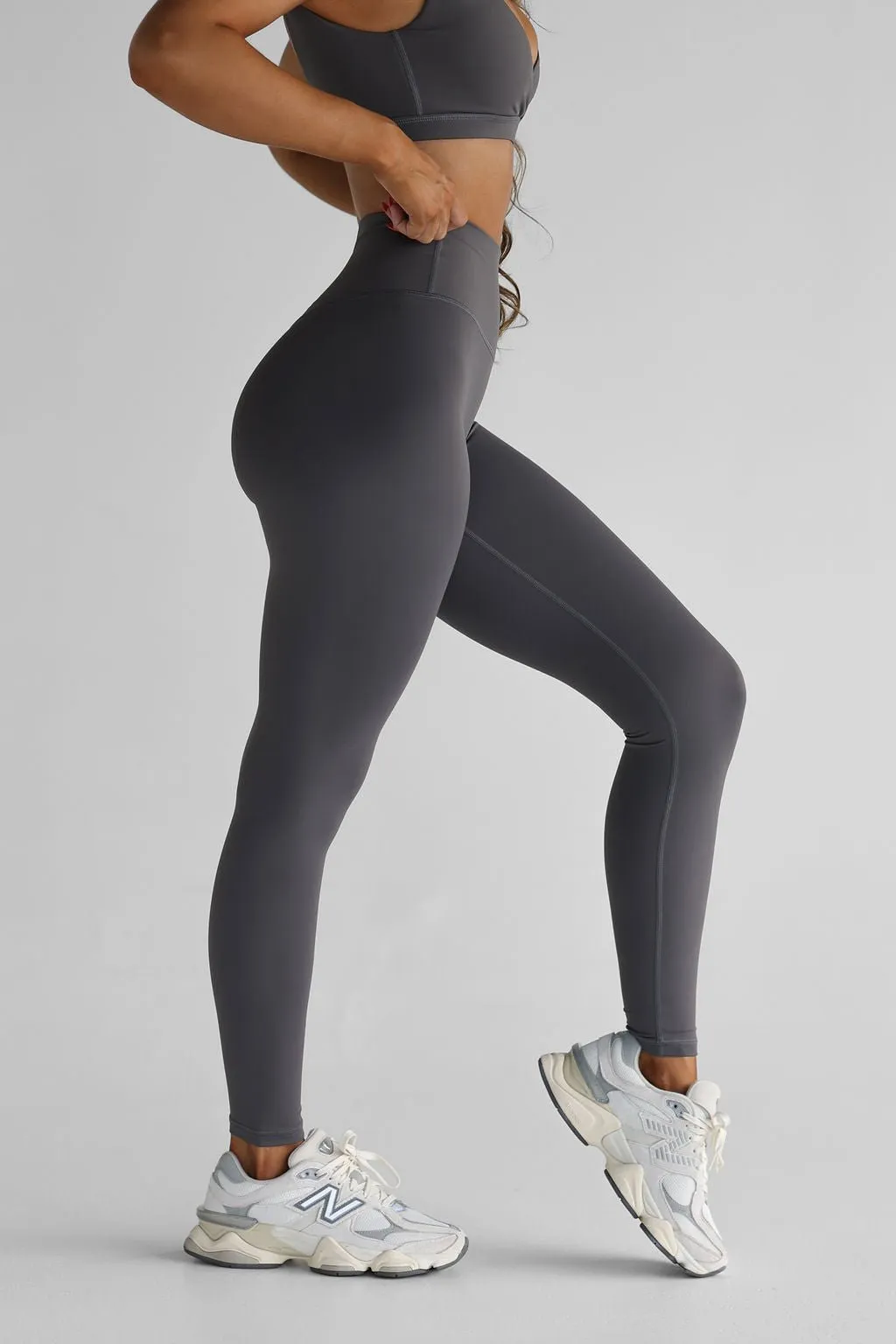 SCULPT Full Length Leggings - Charcoal