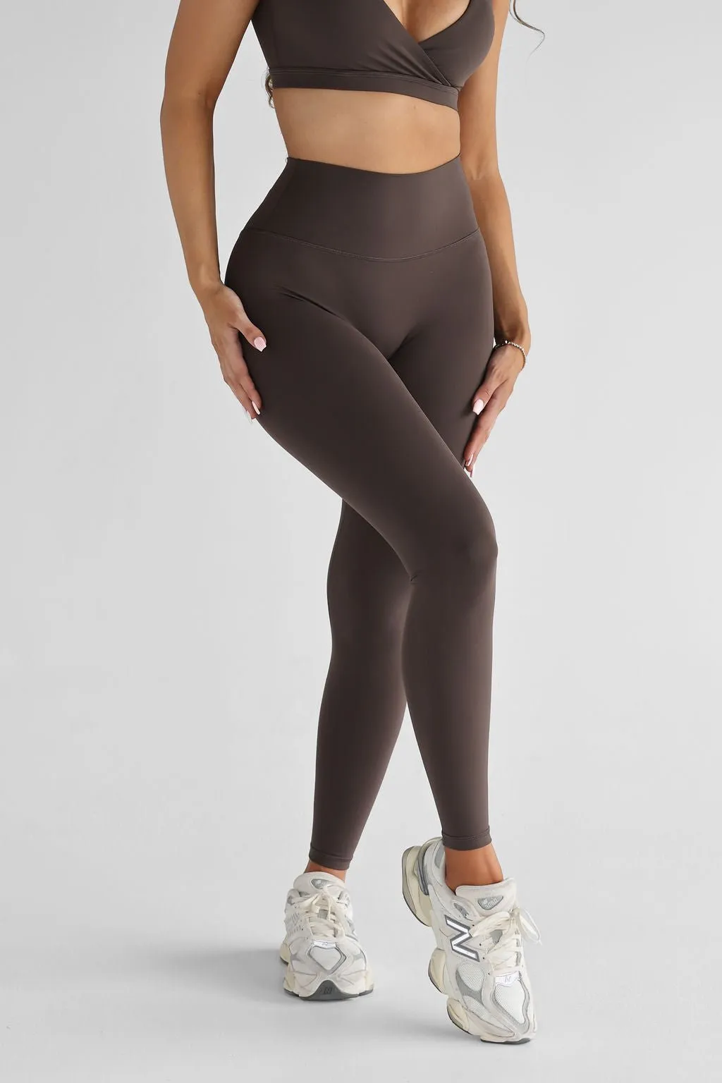 SCULPT Full Length Leggings - Dark Chocolate