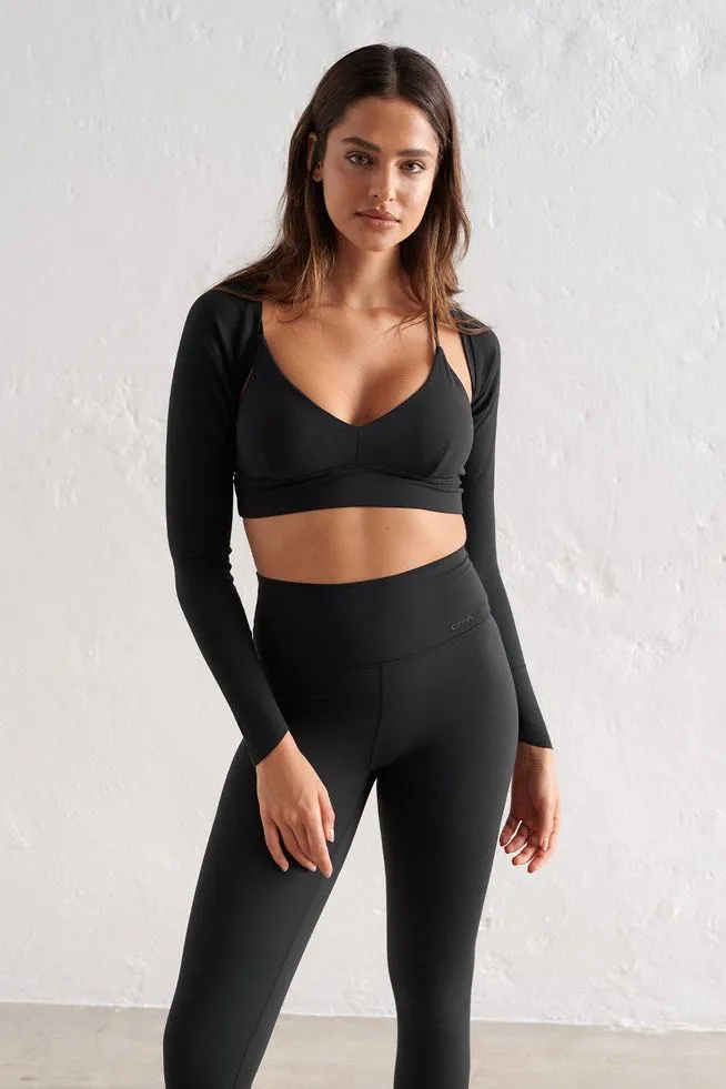 Sense Long Sleeve Bolero | Black