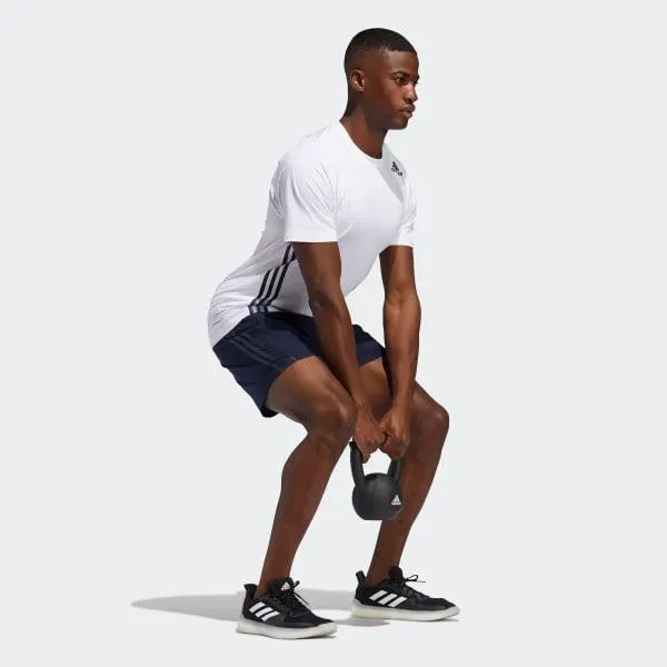 SHORT ADIDAS COOL MAX TRAINING BLUE UOMO RUNNING WORKOUT