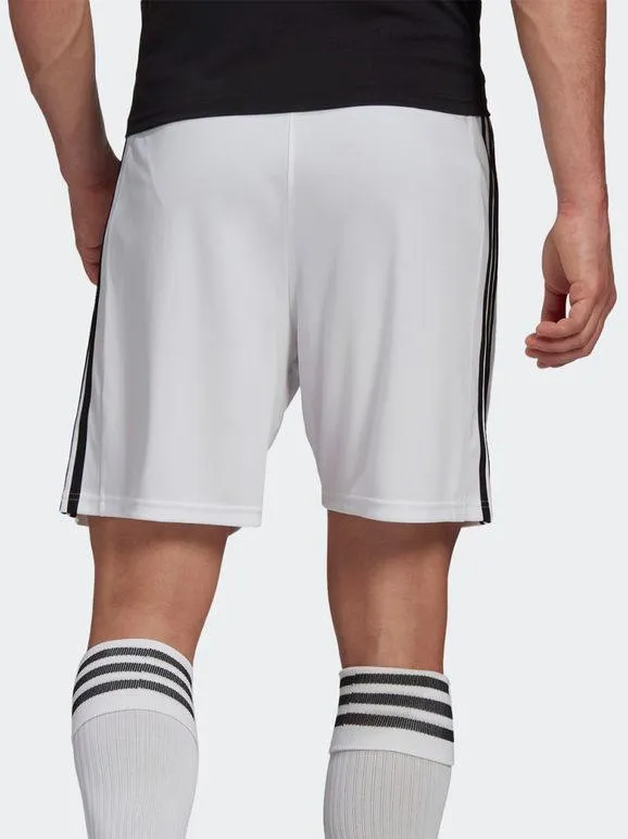 SHORT ADIDAS UOMO RUNNING CALCIO PANTALONCINO BIANCO NERO