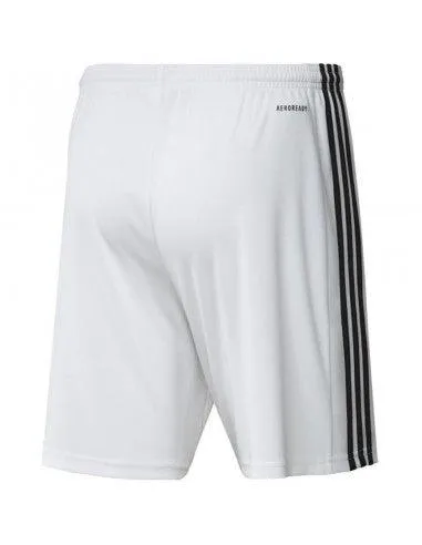 SHORT ADIDAS UOMO RUNNING CALCIO PANTALONCINO BIANCO NERO