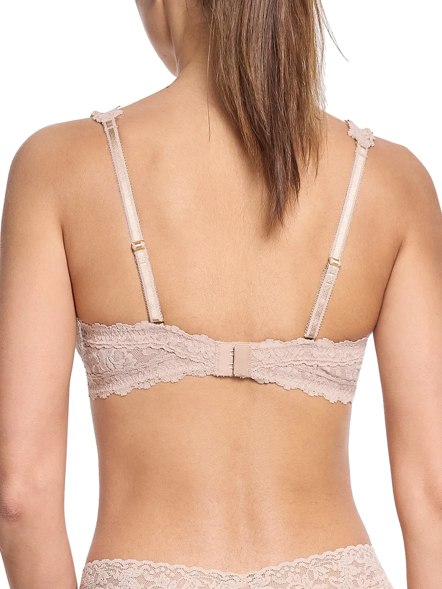 Signature Lace Balconette Bra Chai