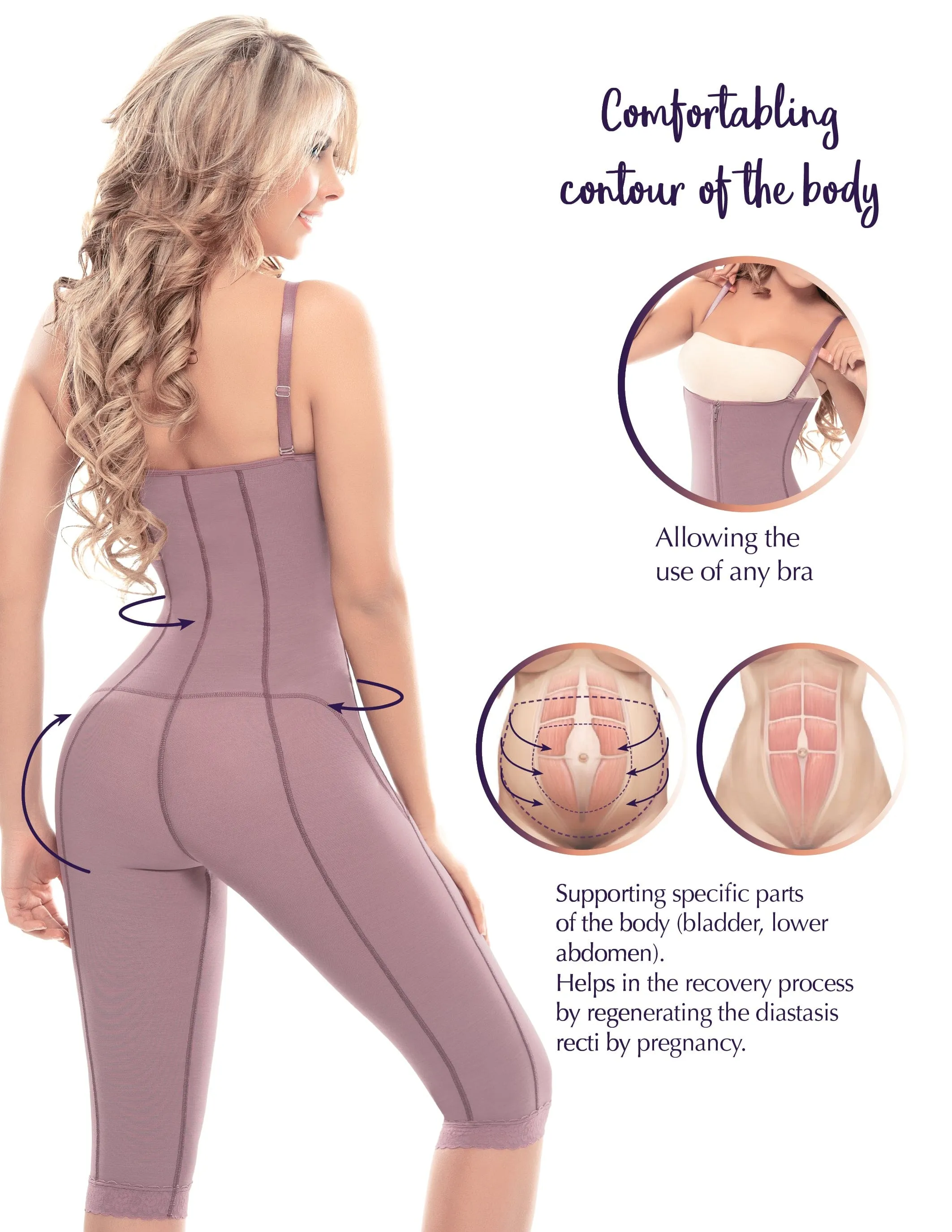 Siluet Postpartum High Compression Long Leg Full Body Shape