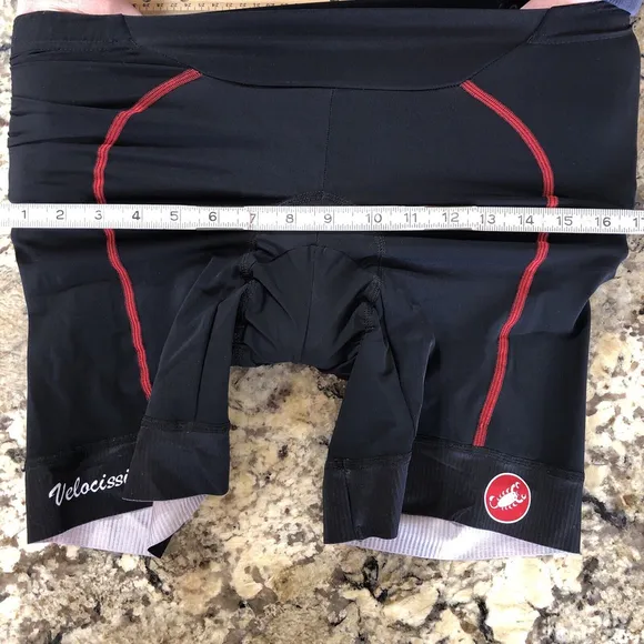 Size M Castelli Velocissima Womens Cycling Shorts Kiss Air Donna Seat Padded