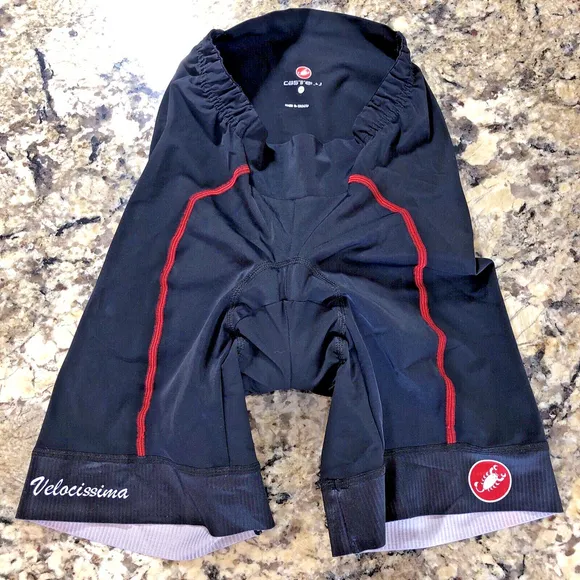 Size M Castelli Velocissima Womens Cycling Shorts Kiss Air Donna Seat Padded