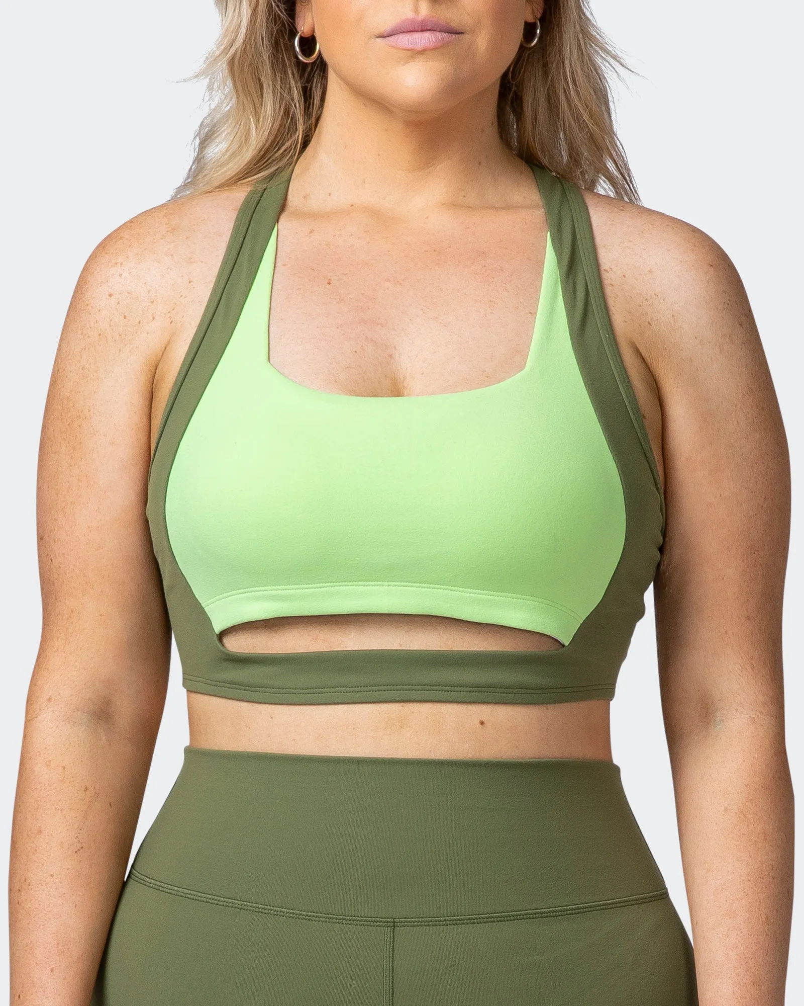 Sizzle Bra - Green Ivy
