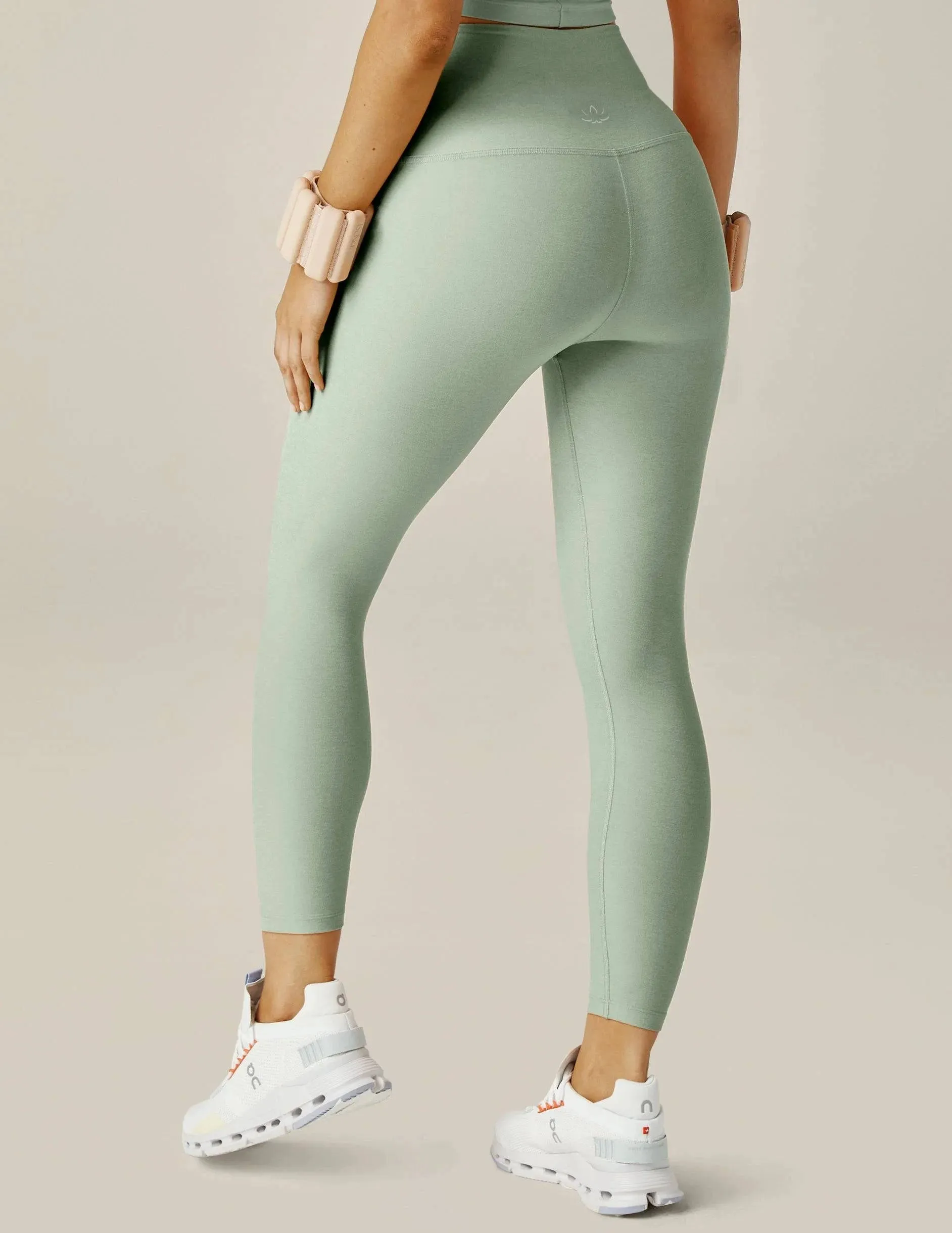 Spacedye Caught in the Midi Leggings by Beyond Yoga | Minty Slate Hthr