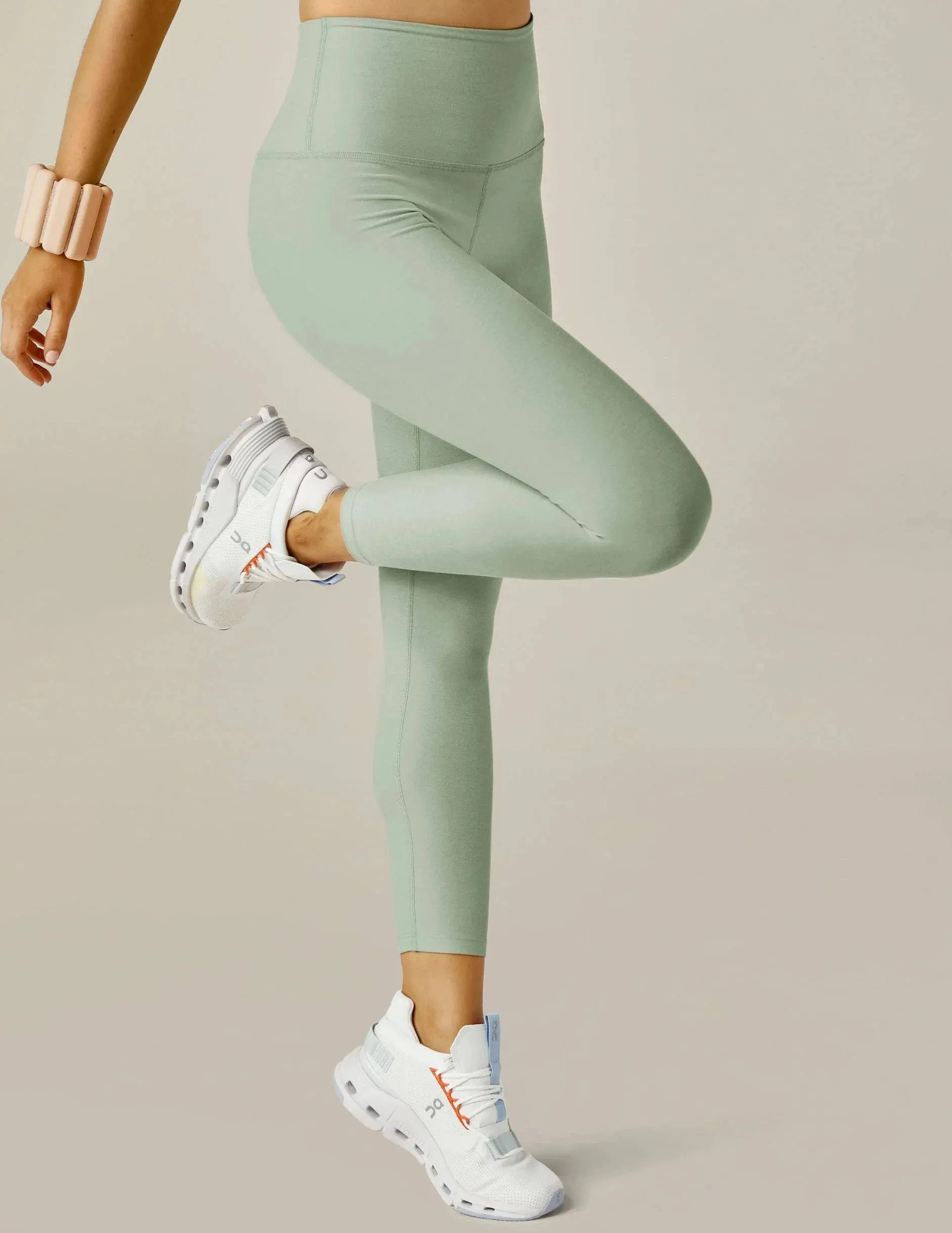 Spacedye Caught in the Midi Leggings by Beyond Yoga | Minty Slate Hthr