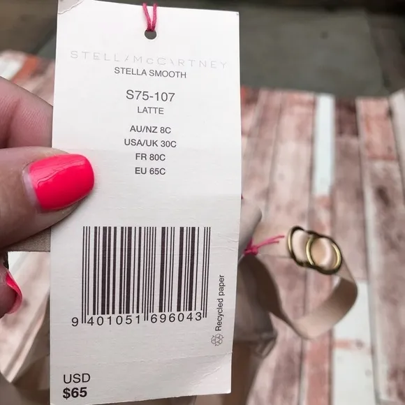 Stella McCartney Beige Bra