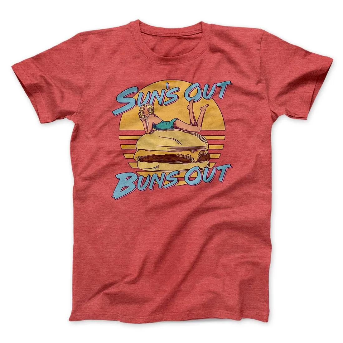 Sun's Out Buns Out Funny Men/Unisex T-Shirt