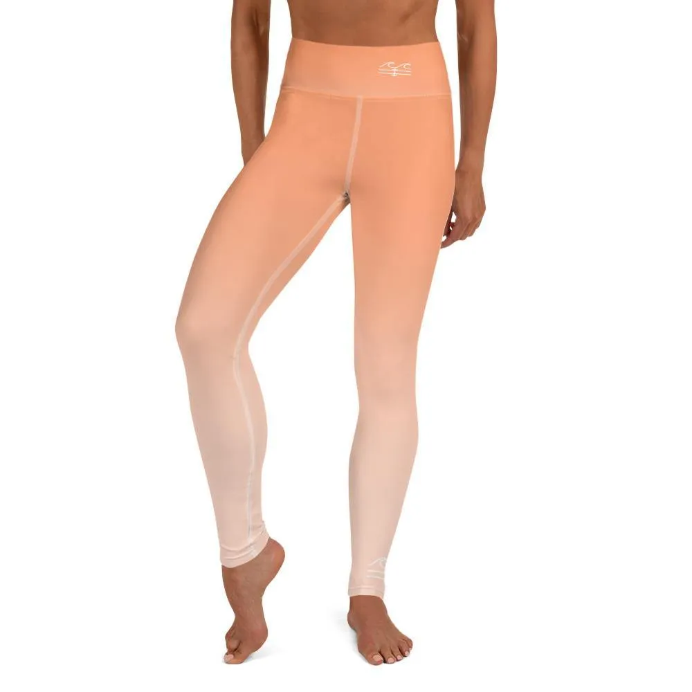 Sunset Orange Performance Leggings