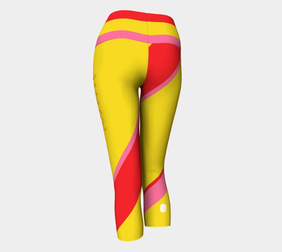 Sweat Goddess Color Block Capri