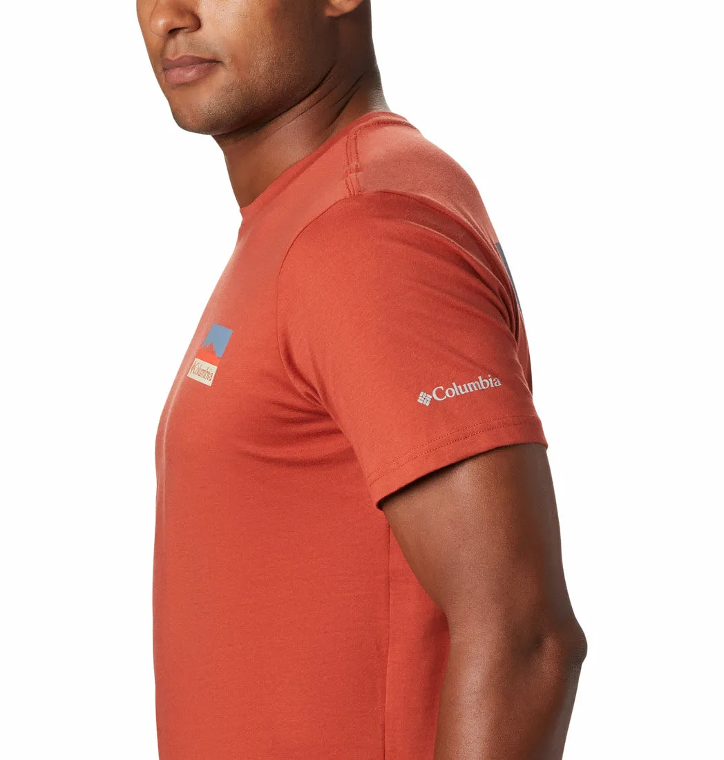 T-shirt Columbia pour hommes - RAPID RIDGE BACK GRAPHIC