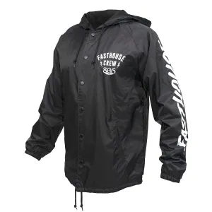 Team Hooded Coach Jacket - Black