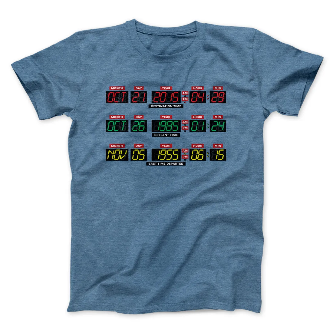 Time Machine Dashboard Funny Movie Men/Unisex T-Shirt
