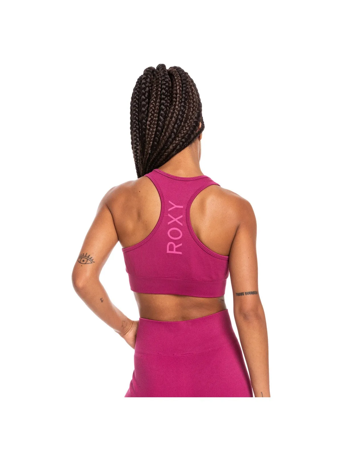 Top sportowy ROXY Time To Ptd Bra J Tops - różowy