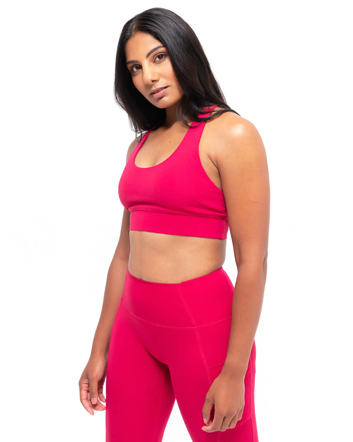 Tough It Out Bra | Cranberry