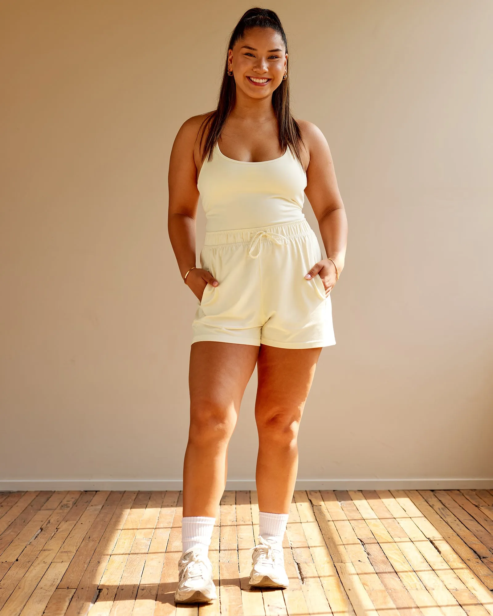Transition CloudFLX Shelf Bra Tank - Ivory