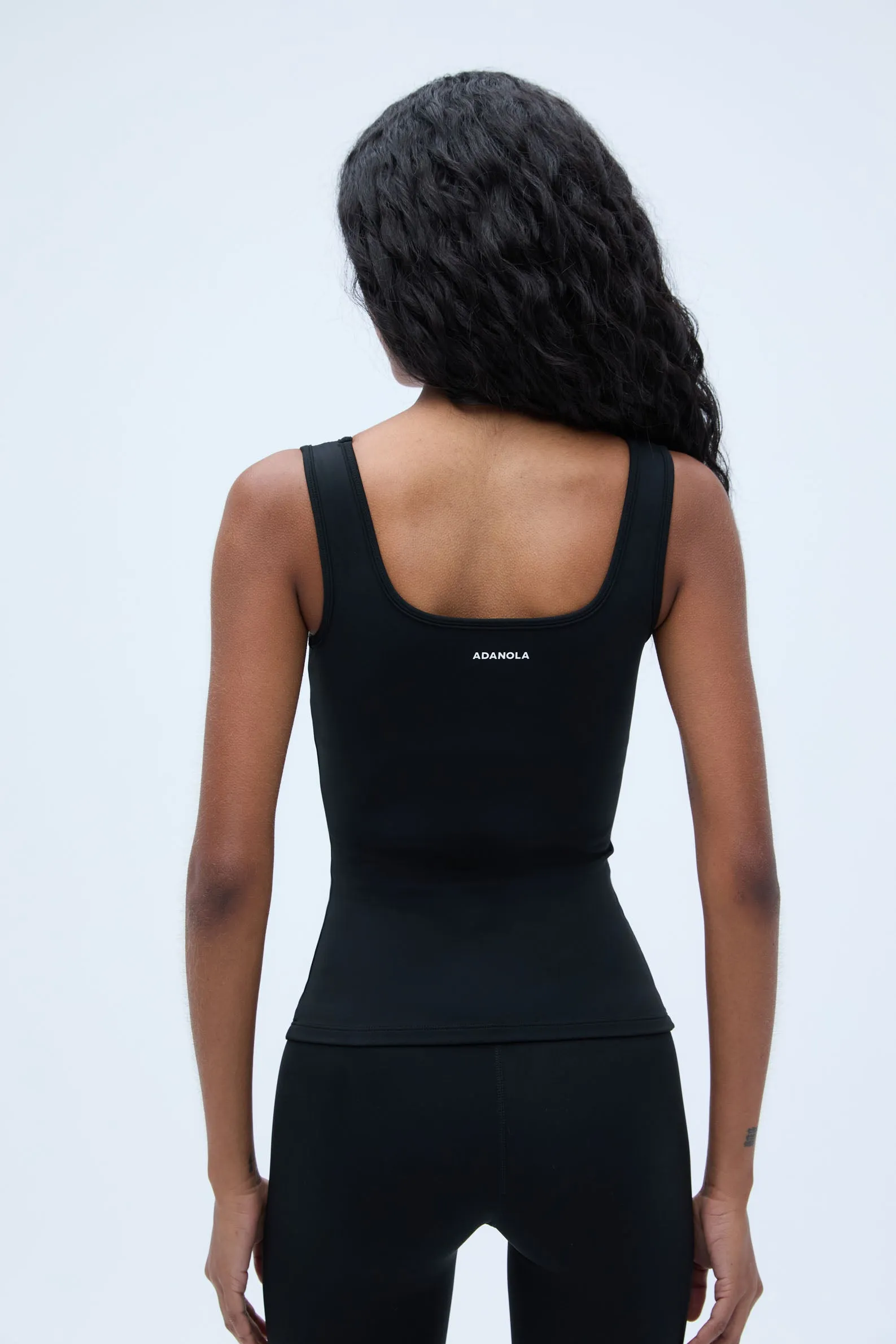 Ultimate Square Neck Top - Black