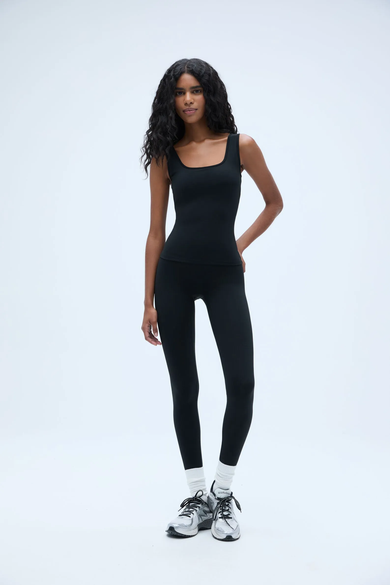 Ultimate Square Neck Top - Black