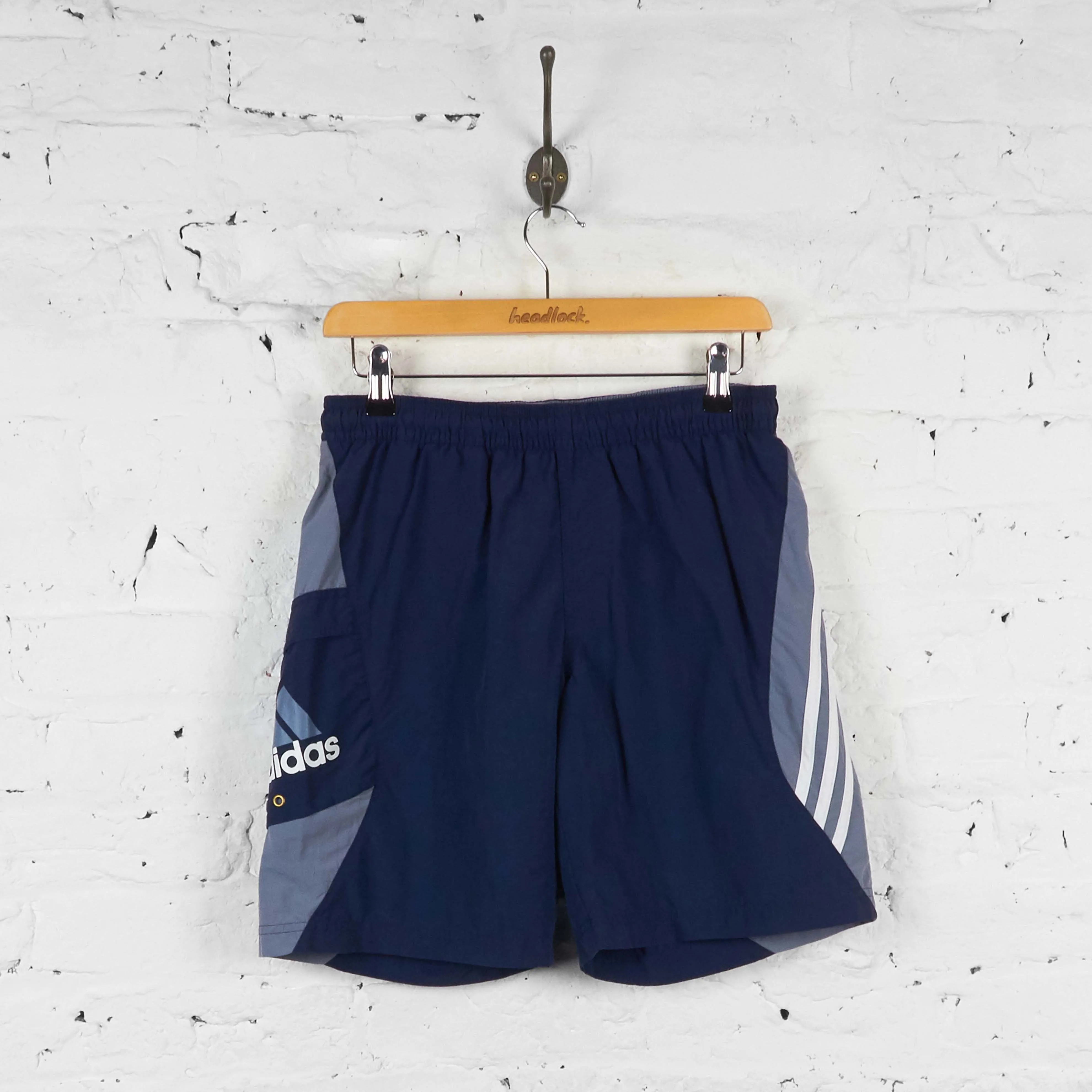 Vintage Adidas Running Shorts - Navy - M