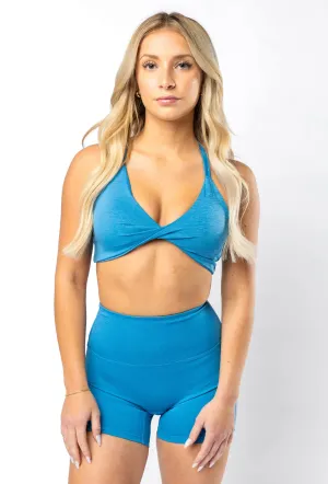 Vital Azure Blue Minimal Bra