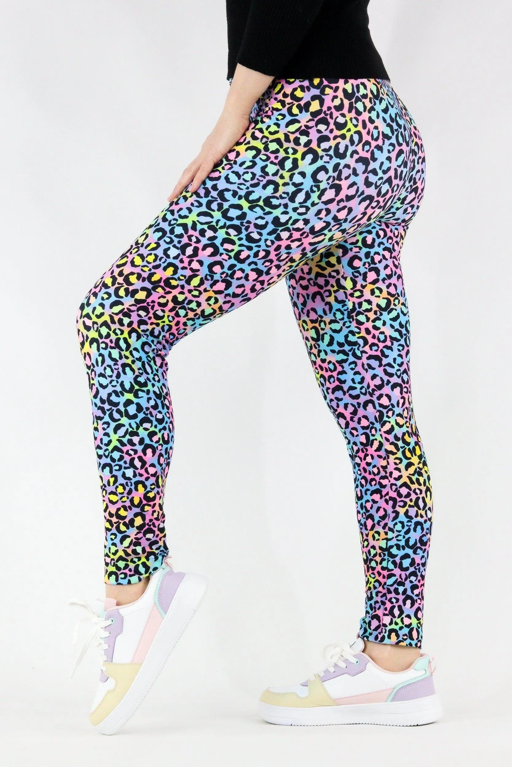 Vivid Leopard - Casual Full Leggings