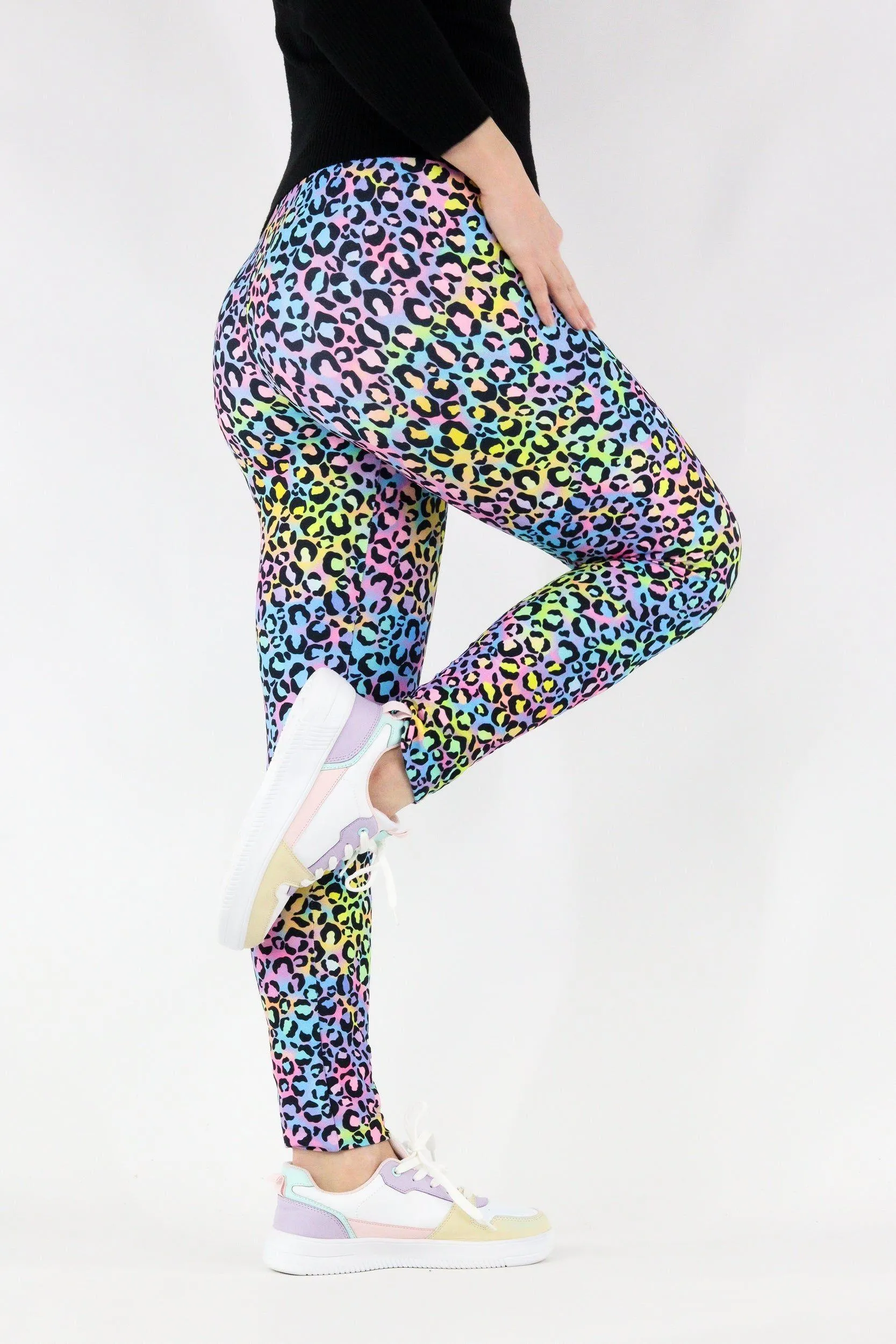 Vivid Leopard - Casual Full Leggings
